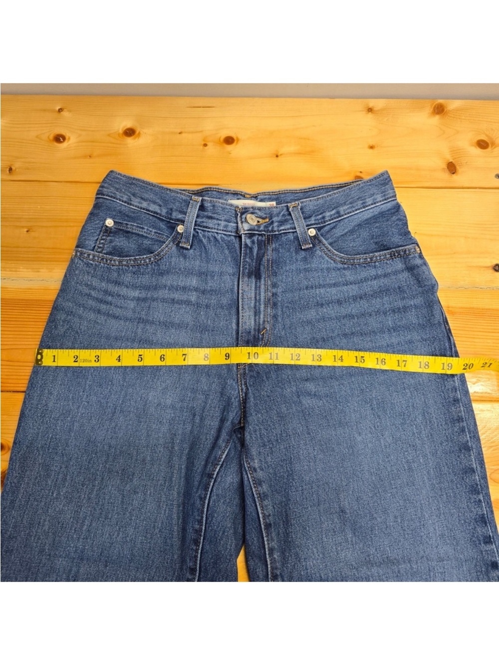 Levi's '94 Baggy Jeans Womens 28 Blue Cotton High Rise Straight Streetwear